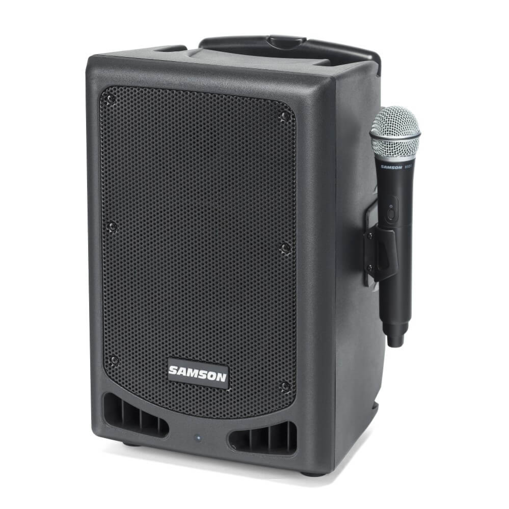 Samson XP208w 200W Portable PA System with Bluetooth + Wireless Handheld Microphone