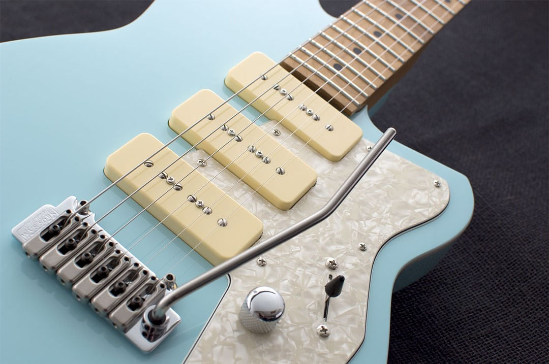 Reverend Jetstream 390 Electric Guitar in Chronic Blue