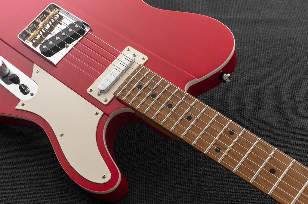 Reverend Greg Koch Signature Gristlemaster Electric Guitar in Wow Red