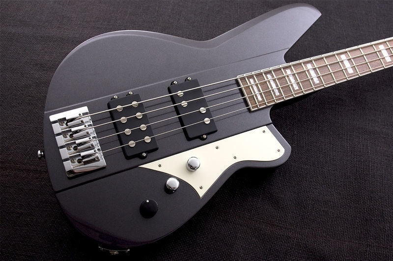 Reverend Thundergun 4-String Bass Guitar in Metallic Alpine