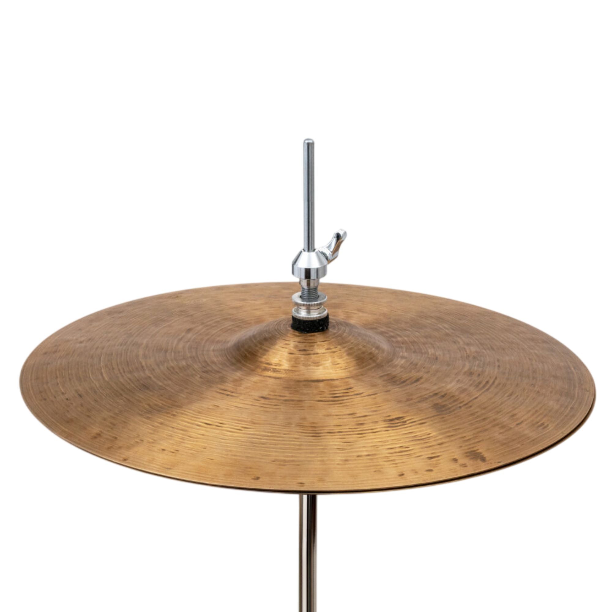 Istanbul 12-inch Istanbul Agop 30th Anniversary Hi-Hats single cymbals set with shiny, detailed cymbal surface and logo branding
