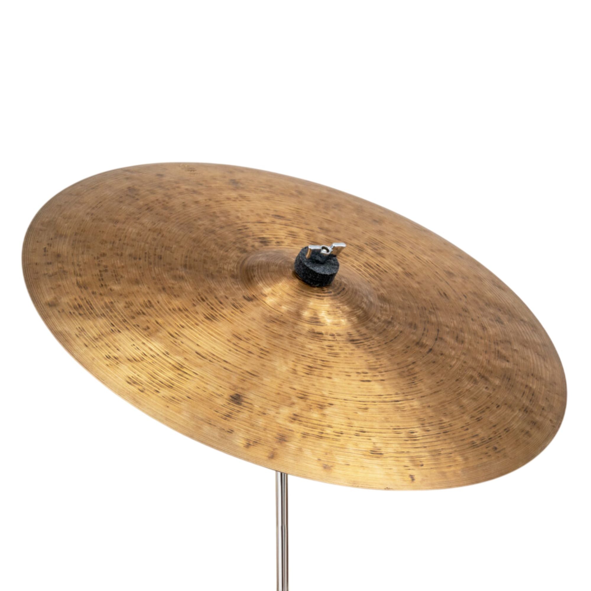 Istanbul Agop 30th Anniversary 22-inch Medium Ride cymbal, single cymbal with a polished finish and detailed branding.