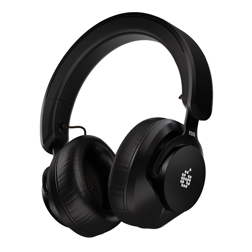 ADAM Audio H200 closed-back studio headphones with padded ear cups and adjustable headband, designed for professional audio monitoring.