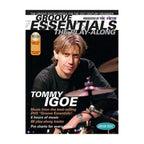 Groove Essentials 1.0 Tommy Igoe drum DVD DVD case with cover art for drum books and instructional video.