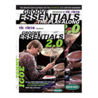 Groove Essentials 2.0 Pack by Tommy Igoe featuring drum book, CD, and DVD for learning groove and rhythm techniques.