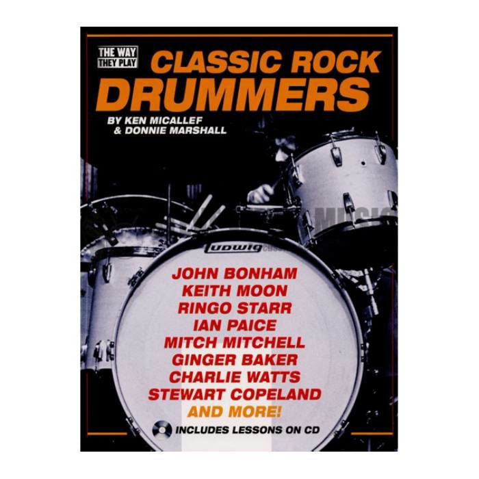 Classic Rock Drummers - Micallef & Marshall (Book & CD)