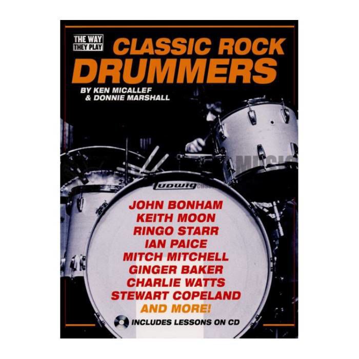 Classic Rock Drummers - Micallef & Marshall (Book & CD)