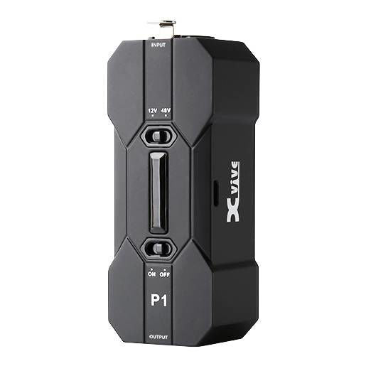 Xvive P1 Portable Phantom Power Supply for microphones, compact microphone accessory with power indicator light.