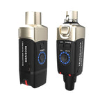 Xvive U3C Wireless System for Condenser Microphone, PA accessories, compact wireless transmitter and receiver setup.