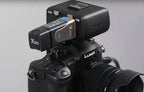 Xvive U3C wireless system for condenser microphone, compact PA accessory with transmitter and receiver, black design