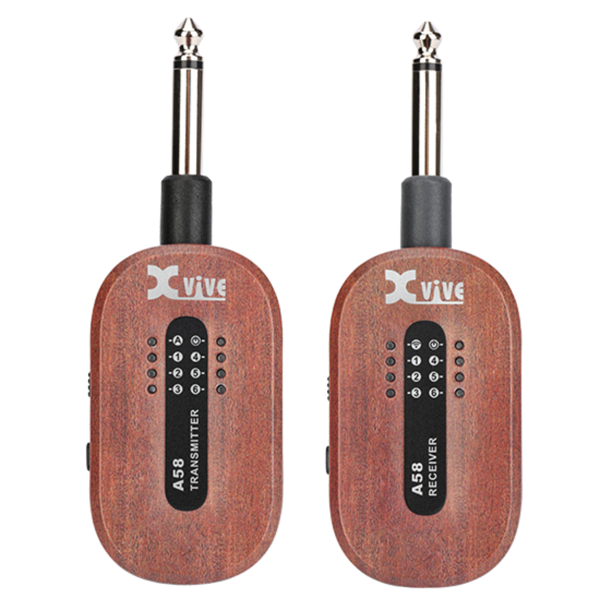 Xvive A58 Guitar Wireless System (5.8Ghz) - Mahogany