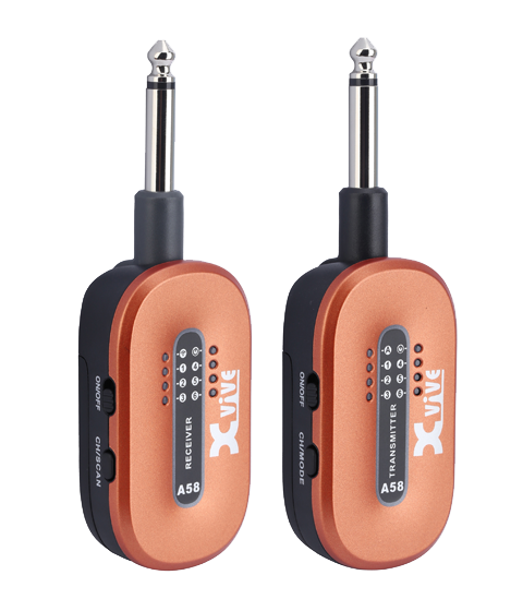 Xvive A58 Guitar Wireless System 5.8Ghz - Orange