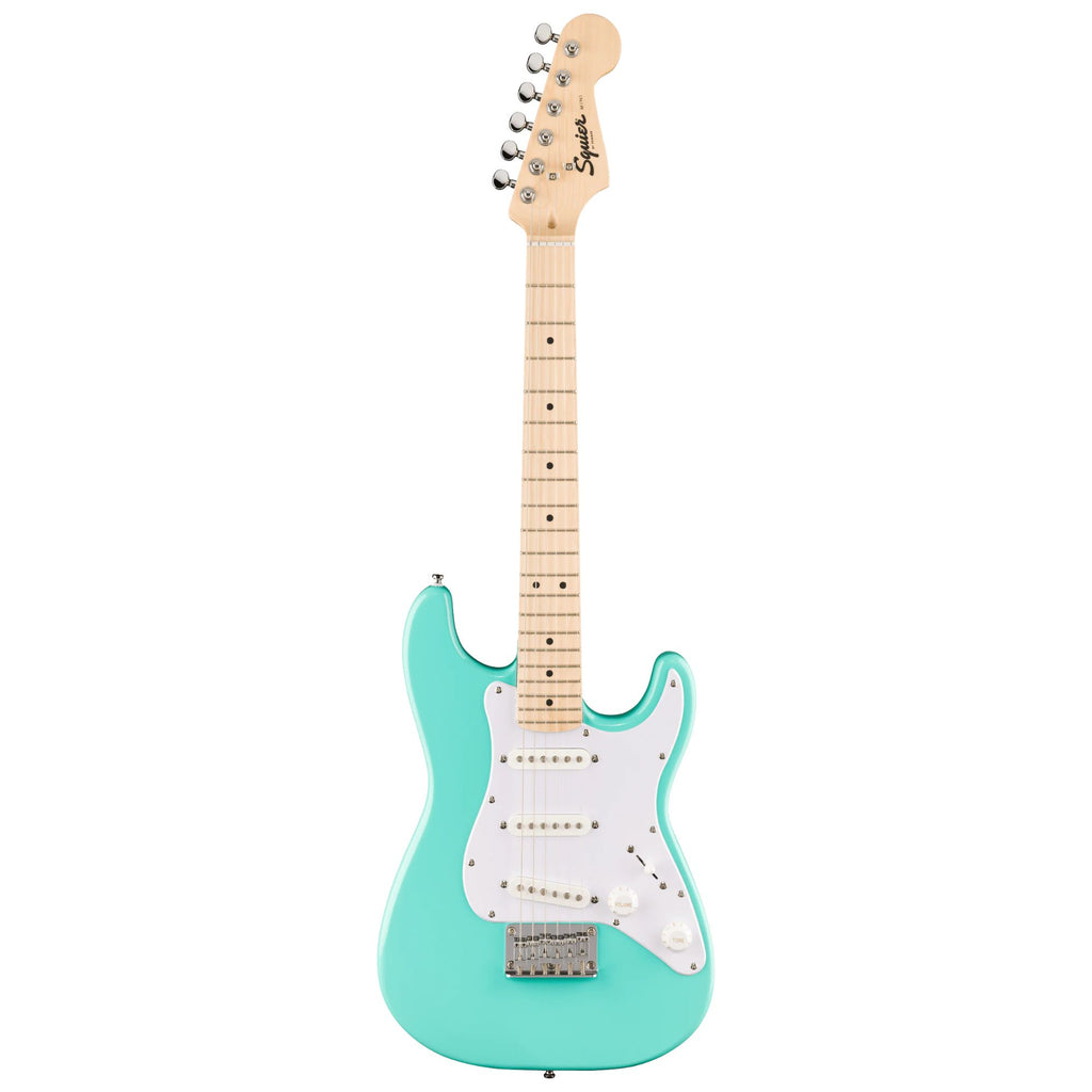 Squier Mini Stratocaster Maple Fingerboard White Pickguard - Sea Foam Green