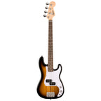 Squier Mini Precision Bass Laurel Fingerboard White Pickguard - 2-Color Sunburst