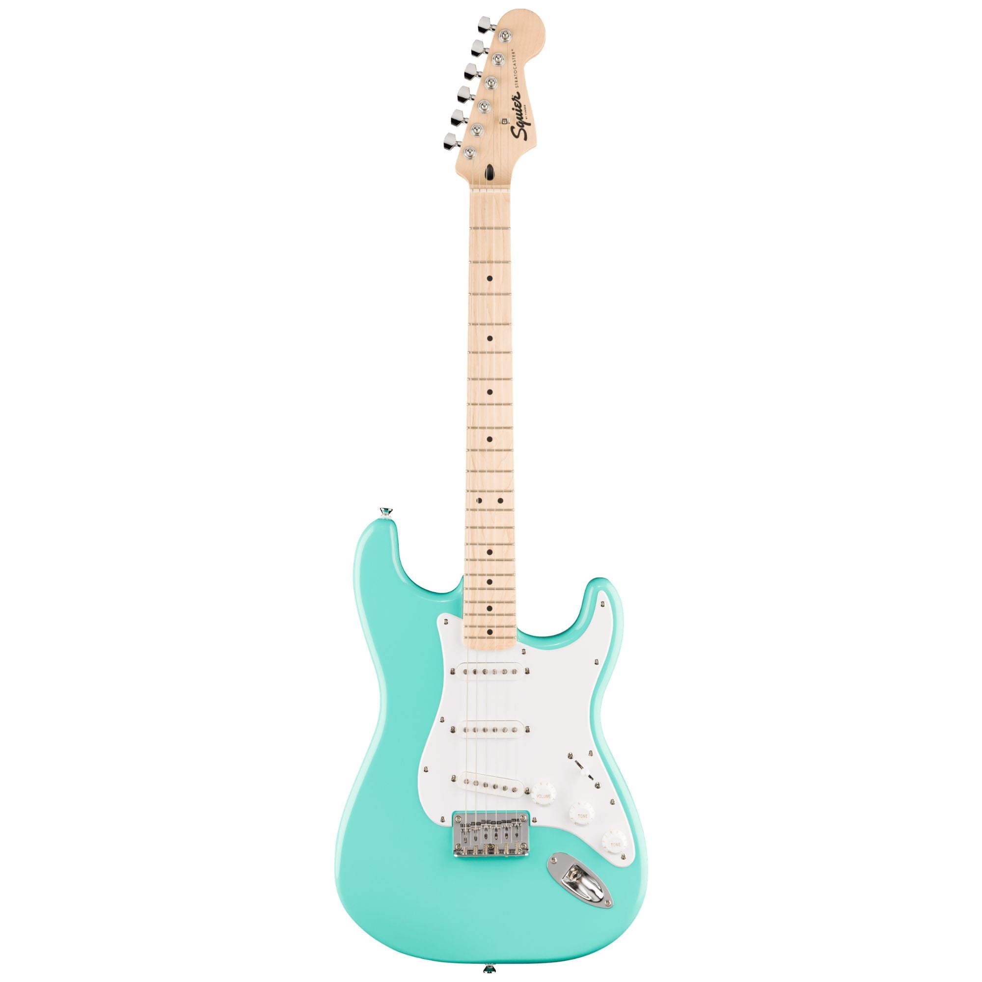 Squier Sonic Stratocaster HT Maple Fingerboard White Pickguard - Sea Foam G