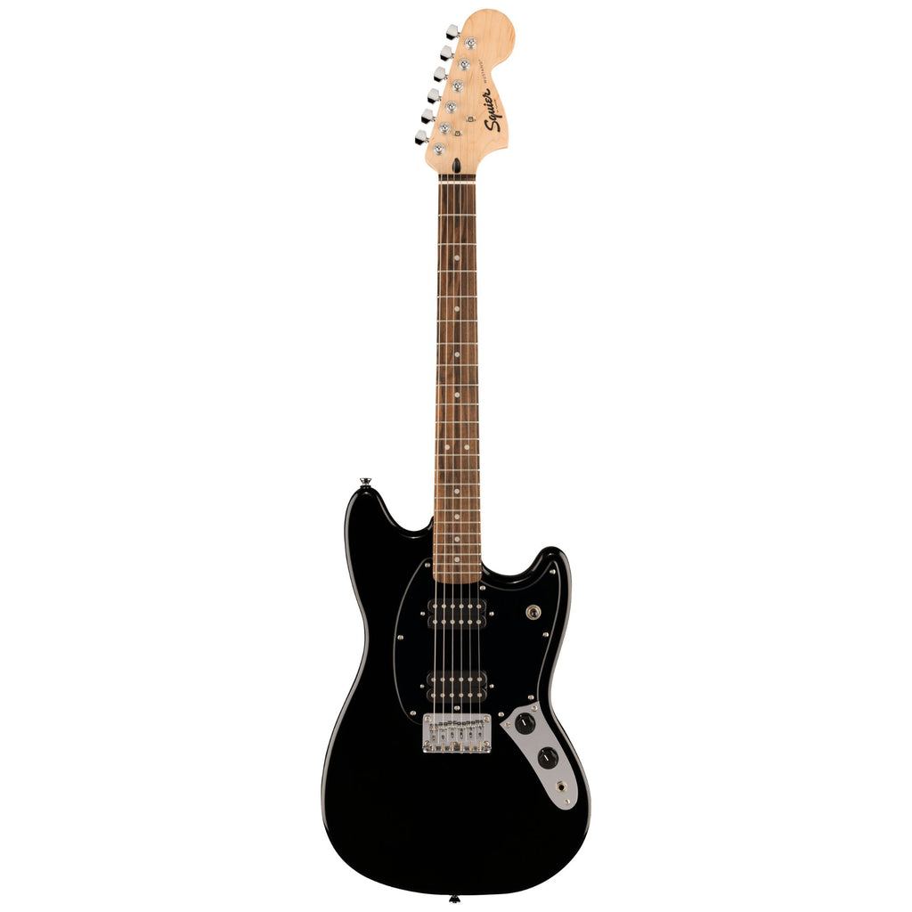 Squier Sonic Mustang HH Laurel Fingerboard Black Pickguard - Black