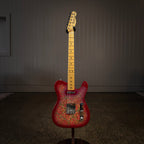 Fender Custom Shop Vintage Custom 1968 Telecaster NOS pink paisley electric guitar with maple neck and vintage-style hardware.