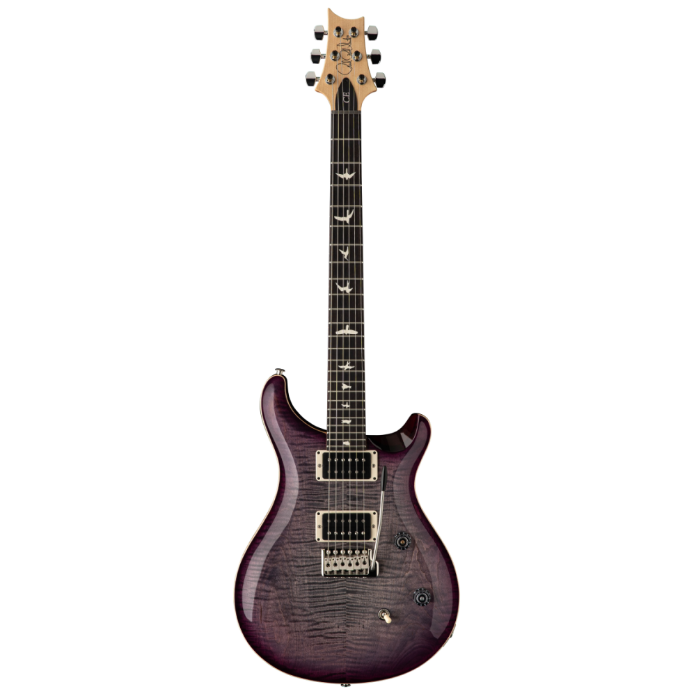 PRS CE24 Electric Guitar in Faded Grey Black Purple Burst