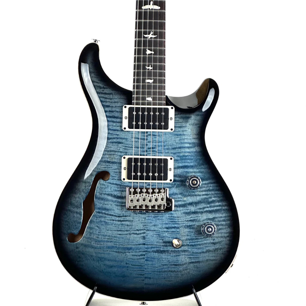 PRS USA CE24 Semi Hollow Bolt On Electric Guitar - Faded Blue Smokeburst