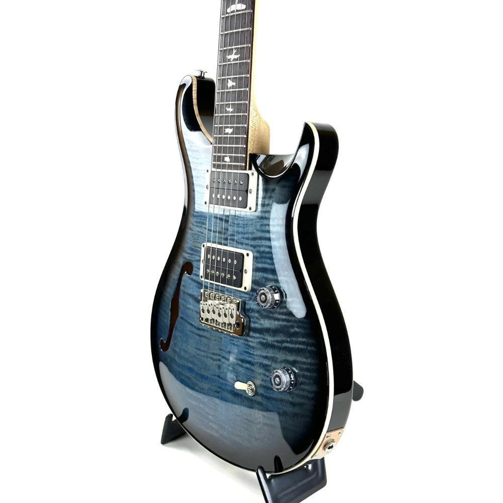 PRS USA CE24 Semi Hollow Bolt On Electric Guitar - Faded Blue Smokeburst