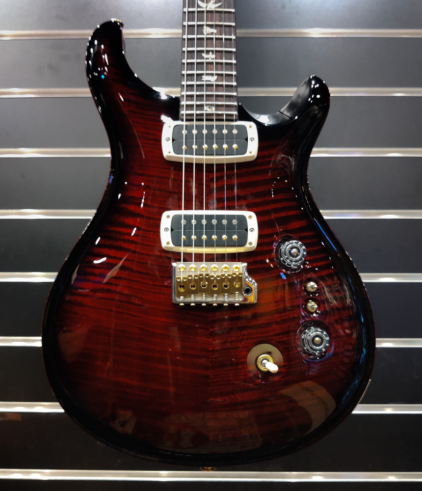 PRS USA Custom 24-08 Pattern Thin Electric Guitar with 10 Top in Fire Smokeburst