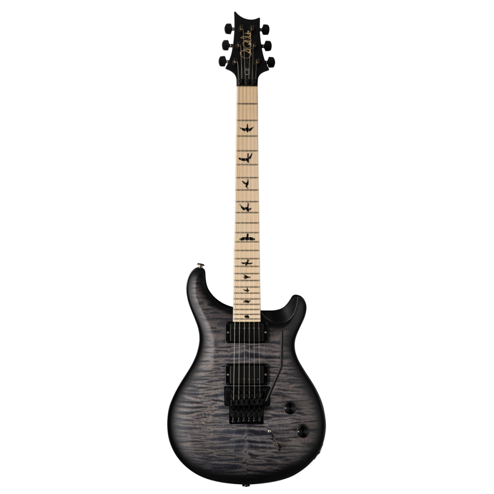 PRS Dustie Waring CE24 Floyd Guitar in Faded Blue Wraparound Smokeburst YF