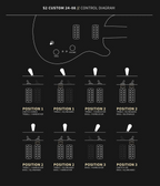 PRS S2 Custom 24-08 Electric Guitar Dark Cherry Sunburst