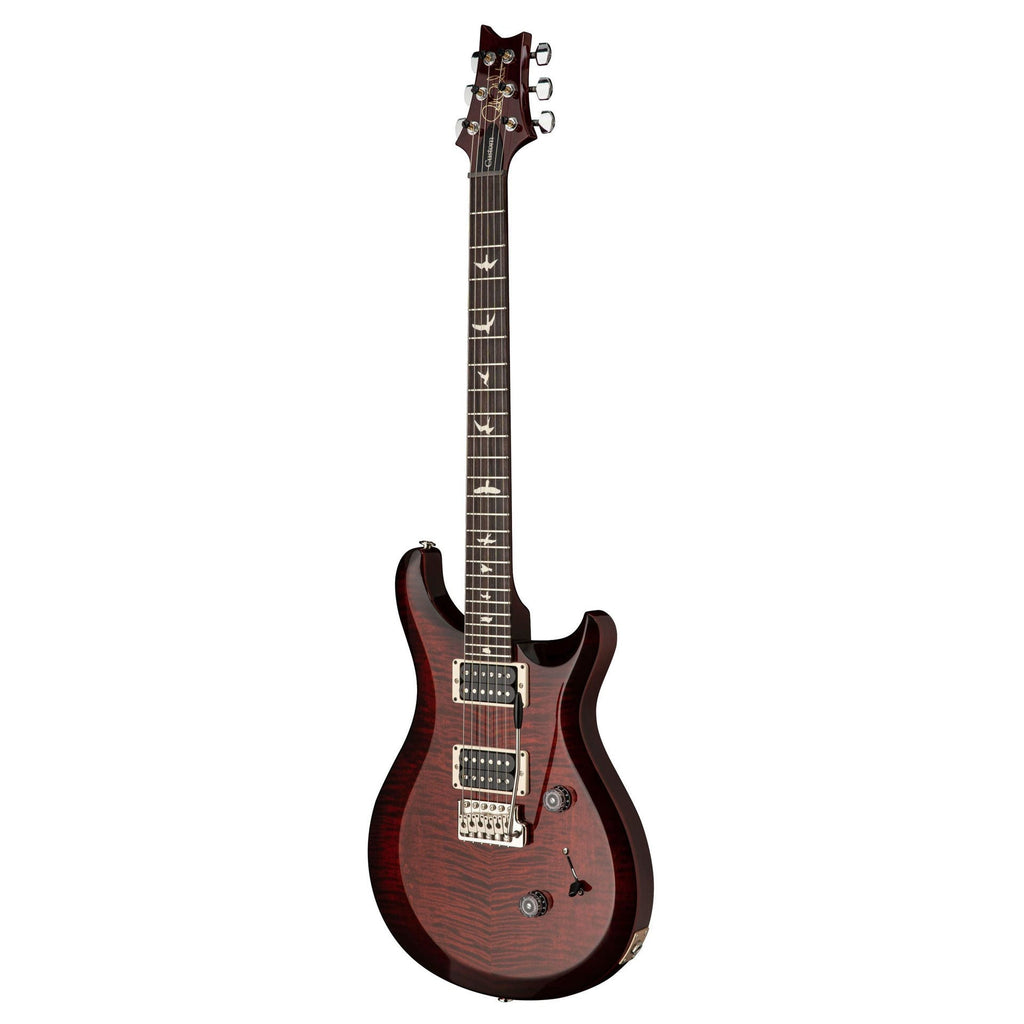 PRS USA S2 Custom 24 electric guitar in Fire Red Burst with a sleek solid body and humbucking pickups.