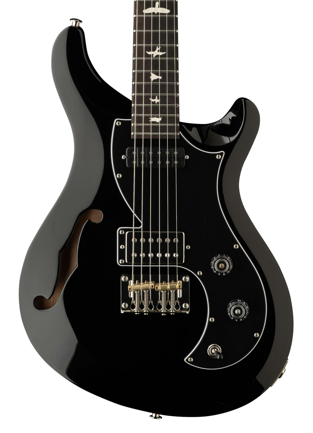 PRS S2 Vela Semi-Hollow Electric Guitar Black