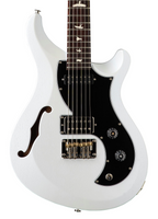 PRS S2 Vela Semi Hollow Satin Electric Guitar Pearl White