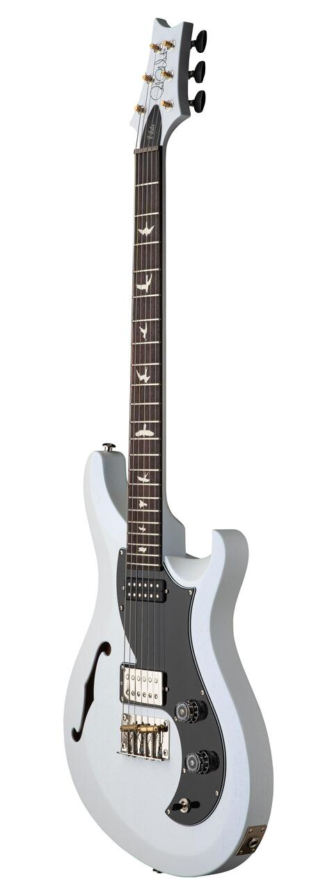 PRS S2 Vela Semi Hollow Satin Electric Guitar Pearl White