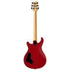 PRS SE CE24 Standard Satin Stoptail electric guitar in vintage cherry finish, featuring a sleek body and dual humbucking pickups.