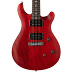 PRS SE CE24 Standard Satin Stoptail Electric Guitar in Vintage Cherry, featuring a sleek body and modern hardware.