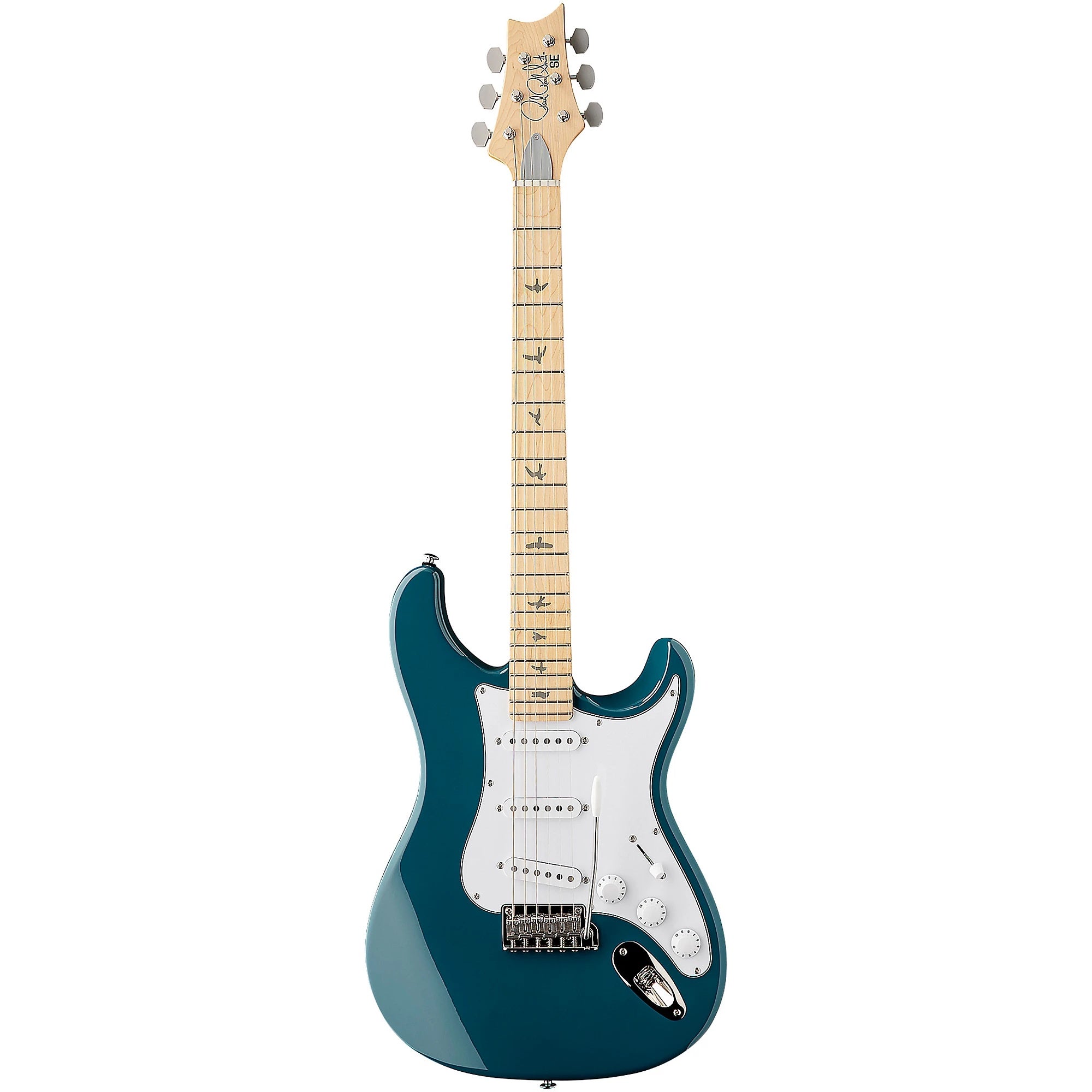 PRS SE Silver Sky Lefty Electric Guitar Maple FB - Nylon Blue