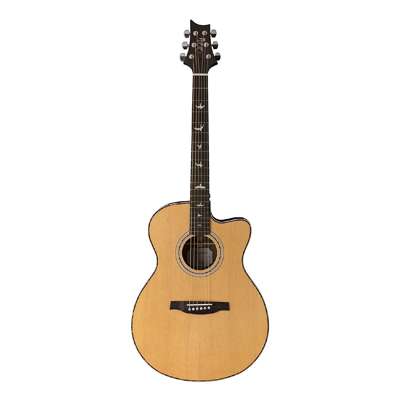 PRS SE A50E Acoustic Electric Guitar with Cutaway and Case - Black Gold