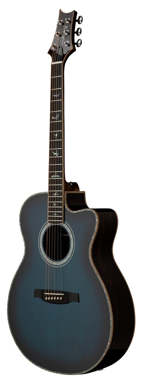 PRS SE A60E Angelus Acoustic Guitar - Cobalt Blue Burst