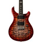 PRS SE Custom 24-08 Quilt Electric Guitar - Charcoal Cherry Burst