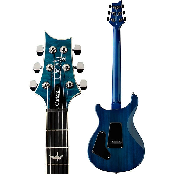 PRS SE Custom 24-08 Quilt Electric Guitar - Lake Blue