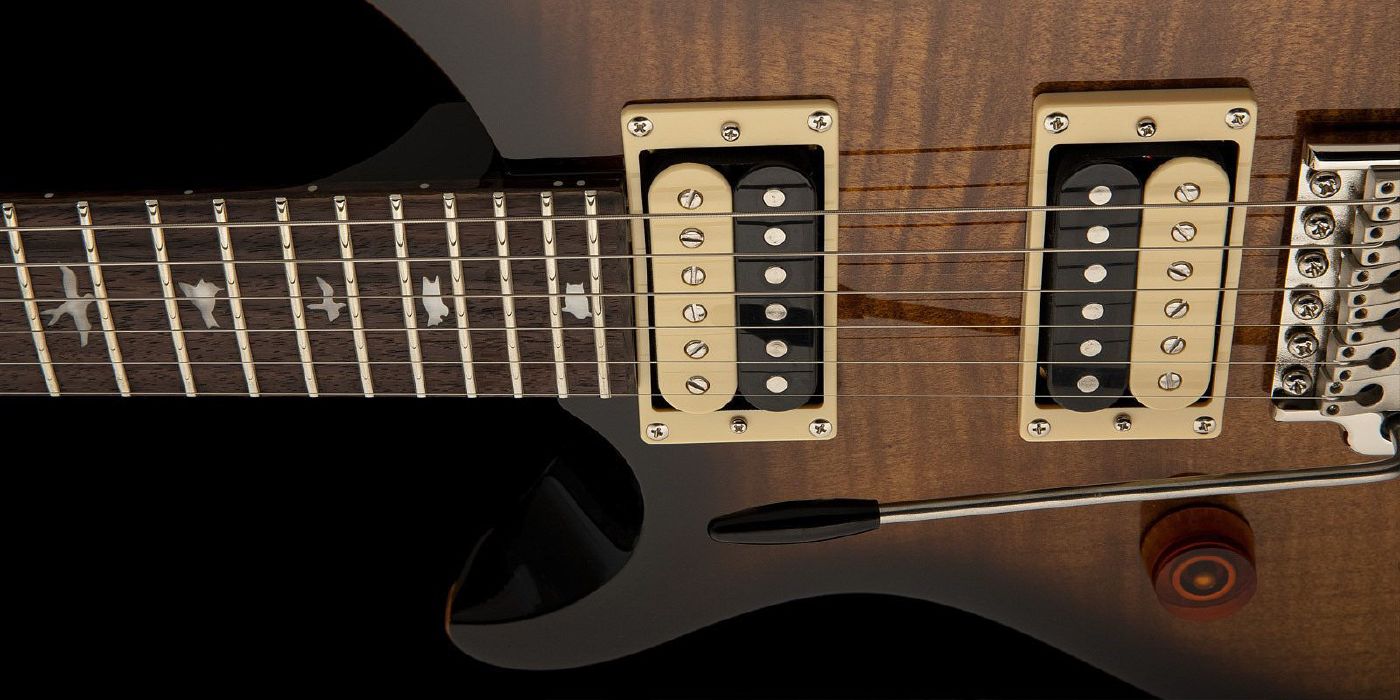 PRS SE Custom 24 Left Handed Electric Guitar - Black Gold Burst