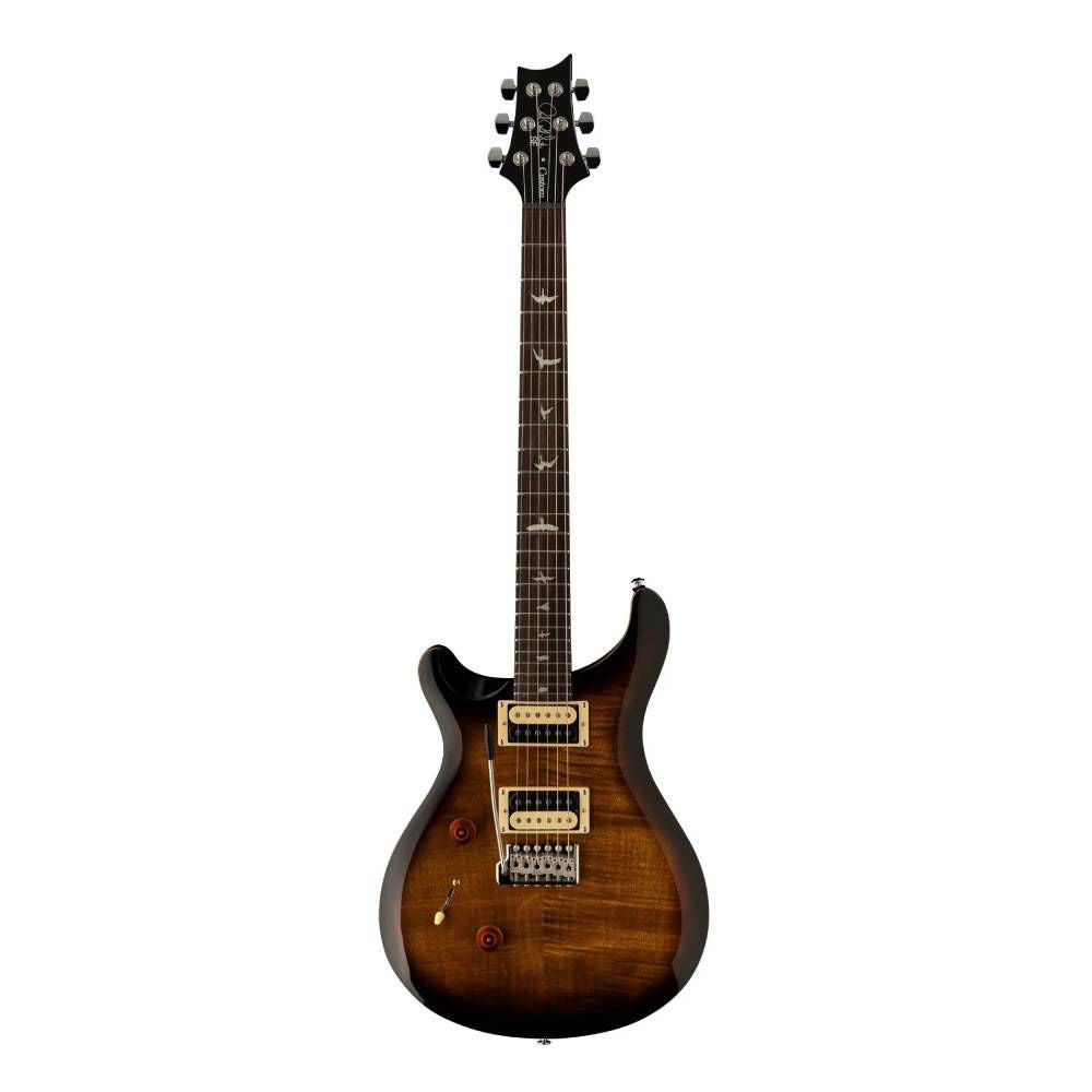 PRS SE Custom 24 Left Handed Electric Guitar - Black Gold Burst