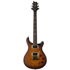 PRS SE DGT Laurel Burl electric guitar in McCarty Tobacco Burst with maple top and dual humbucker pickups.