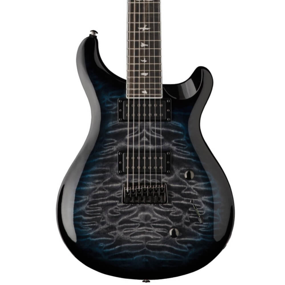 PRS SE Mark Holcomb Signature SVN 7 String Electric Guitar - Holcomb Blue Burst
