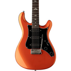 PRS NF3 Rosewood Electric Guitar with metallic orange finish, rosewood fingerboard, and sleek design.