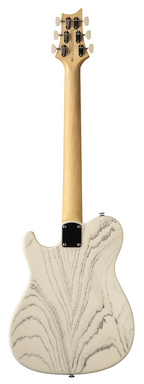 PRS SE NF 53 electric guitar in white with doghair finish, showcasing the guitar's body, pickups, and sleek design.