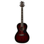 PRS SE P20E Parlor Acoustic Guitar - Fire Red Burst (Gloss Top/Satin Back)
