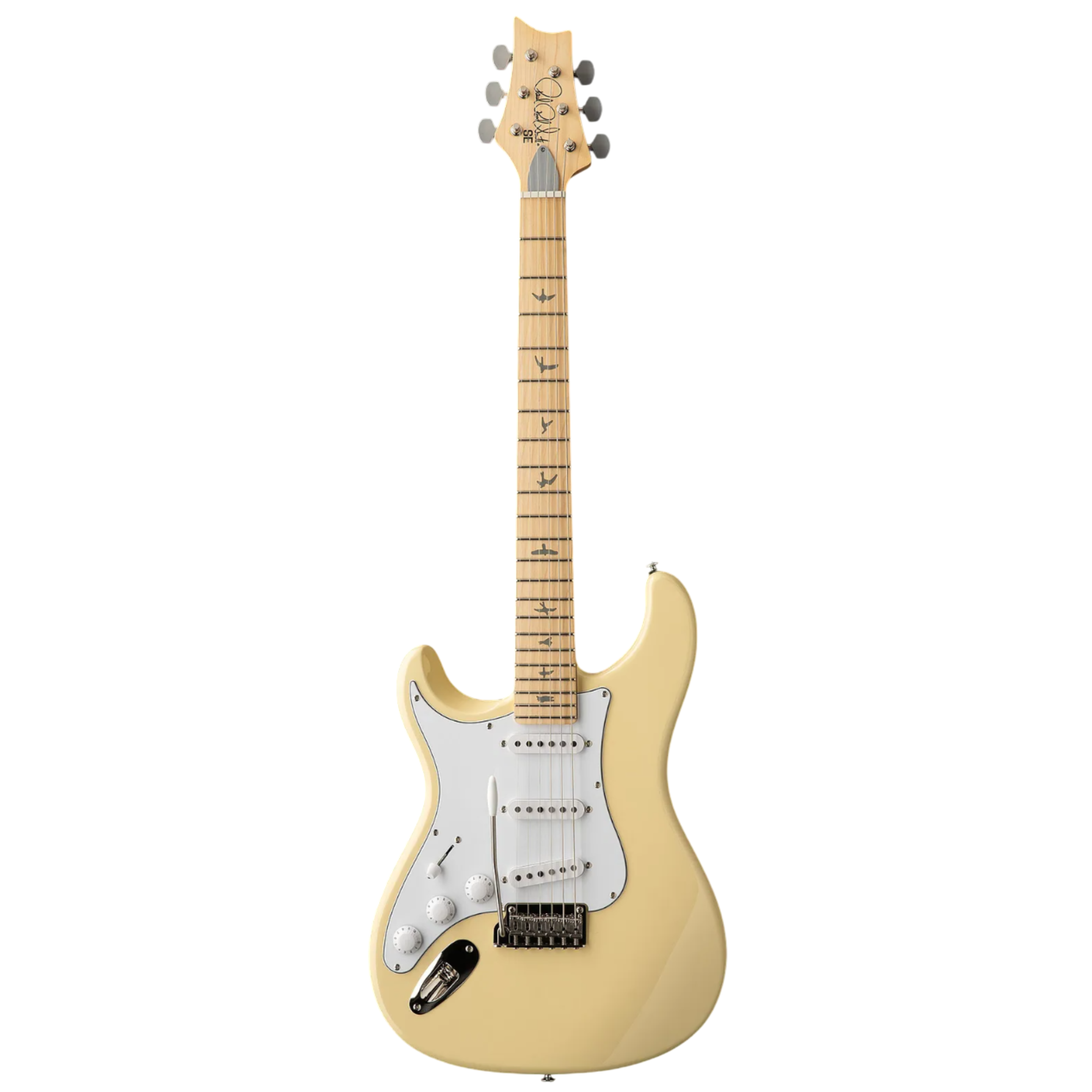 PRS SE Silver Sky Lefty Electric Guitar Maple FB - Moon White