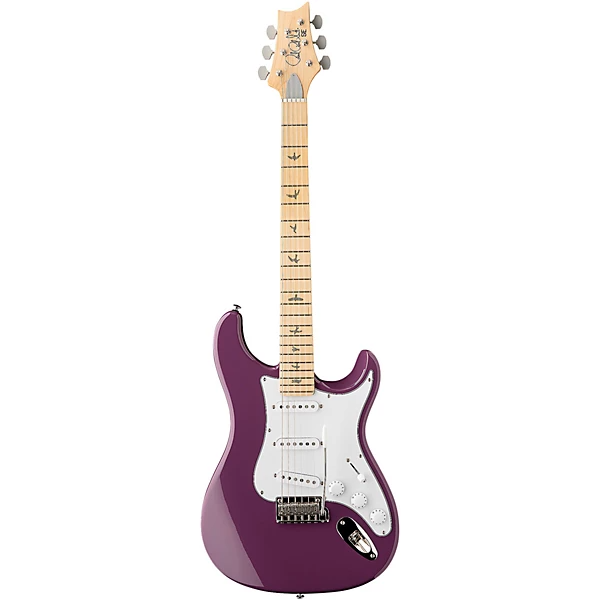 PRS SE Silver Sky Electric Guitar with Maple Fretboard in Summit Purple