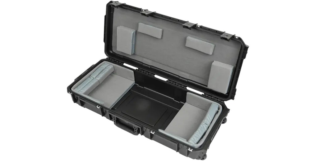 SKB 3i-3614-TKBD iSeries 49-note keyboard case showing durable hard-shell exterior and secure latches
