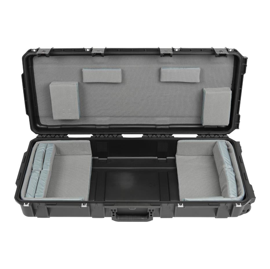 SKB 3i-3614-TKBD iSeries 49-note keyboard case showing durable hard-shell exterior and padded interior for protection.