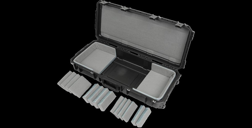 SKB 3i-3614-TKBD iSeries 49-note keyboard case with padded interior and durable hard shell protection for musical instruments.